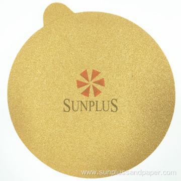 Yellow Paper Aluminum Oxide Gold Sanding Disc